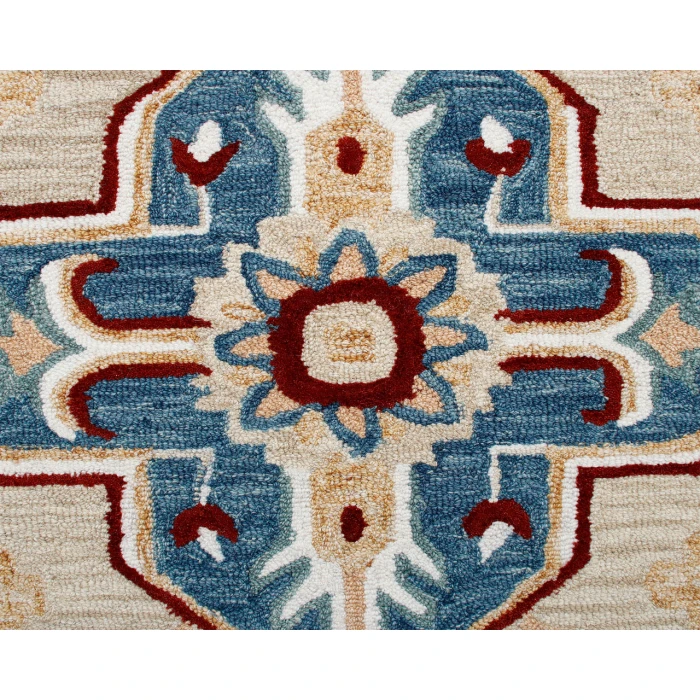 Rugs Town Area Rug 22131 Beige 7'-3" X 7'-3 Round Rug