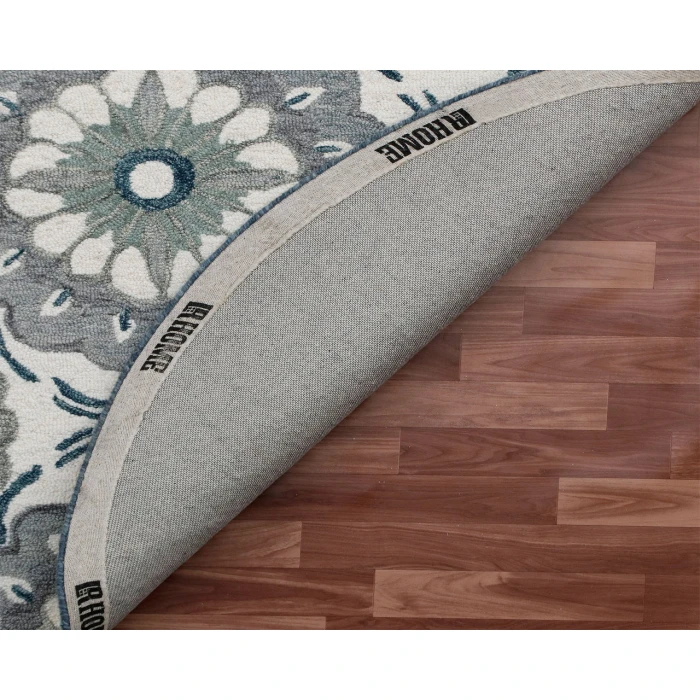 Rugs Town Area Rug 22132 Ivory 7'-3" X 7'-3 Round Rug
