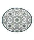 LR Home LR AREA RUG 22132 Ivory 4'-10" X 4'-10" Round Rug