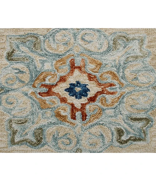 LR Home LR AREA RUG 22133 Beige 3' Round Rug