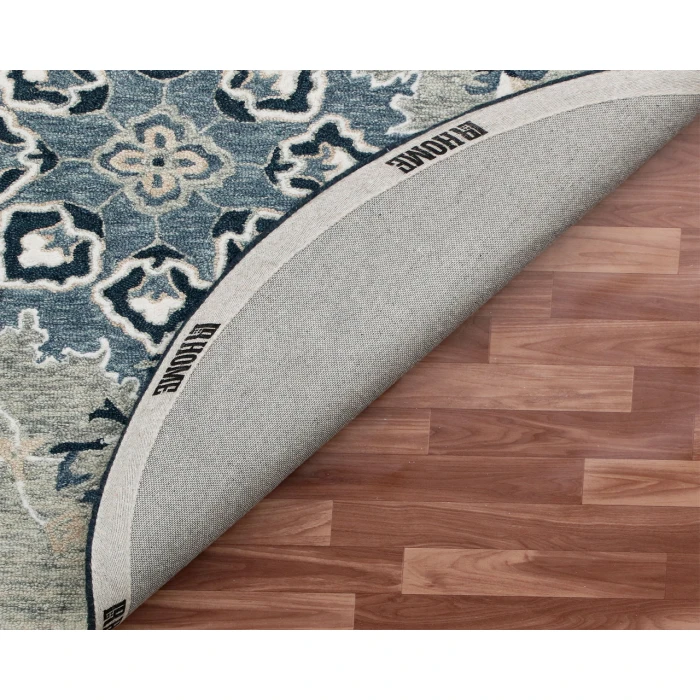 Rugs Town AREA - Rugs Town 22134 Gray 7'-3" X 7'-3 Round Rug