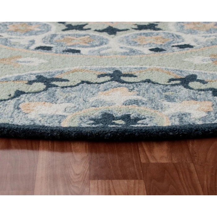 Rugs Town Area Rug 22136 Sage 7'-3" X 7'-3 Round Rug