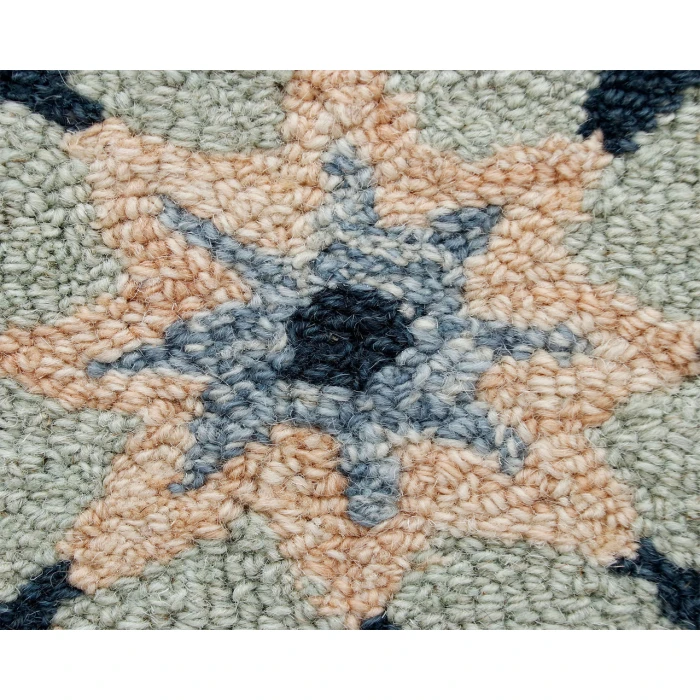 Rugs Town Area Rug 22136 Sage 7'-3" X 7'-3 Round Rug