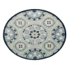Rachel RUG-AZ Sage/Blue 3 ft. Round Area Rug