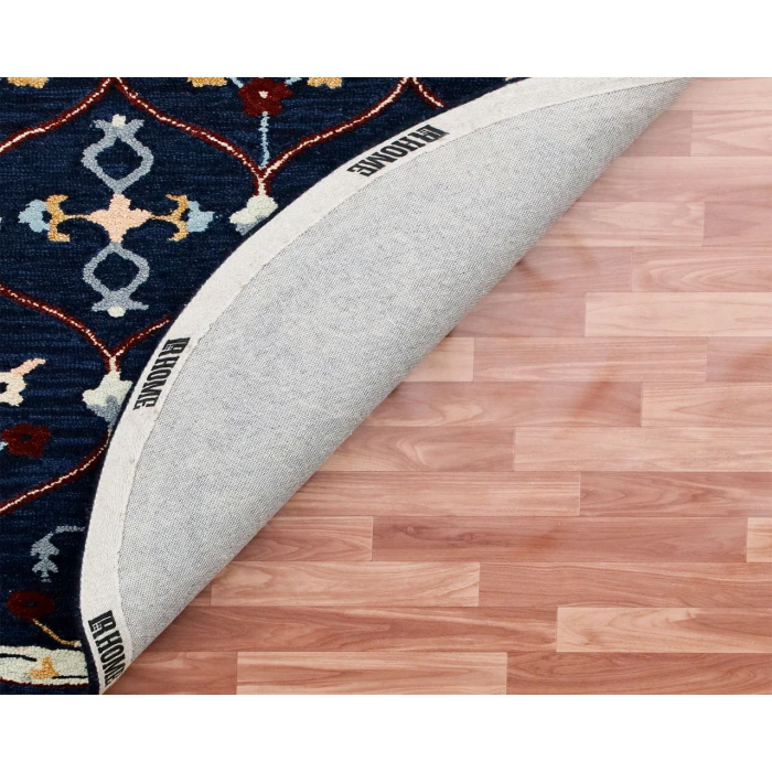 Rugs Town Area Rug 22138 Navy 3' Round Rug