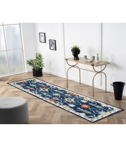 LR Home Lr Area Rug 22145 Blue 2'-3