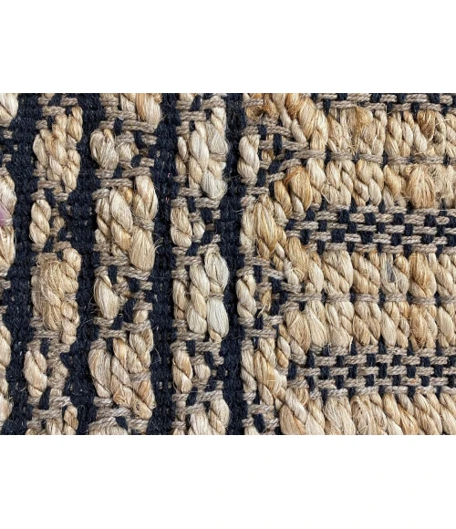 LR Home LR AREA RUG 99641 Jet Black 5'0" X 7'0 Rect. Rug