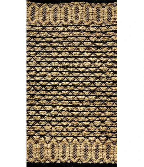 LR Home LR AREA RUG 99641 Jet Black 5'0" X 7'0 Rect. Rug
