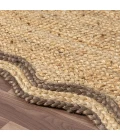 Rugs Town Scallop Jute Tan Anderson 2ft. x 3ft. Rect. Rug