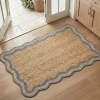 Rugs Town 82727 Natural / Denim 2ft. x 3ft. Rect. Rug