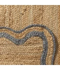 Rugs Town Scallop Jute Tan Anderson 2ft. x 3ft. Rect. Rug