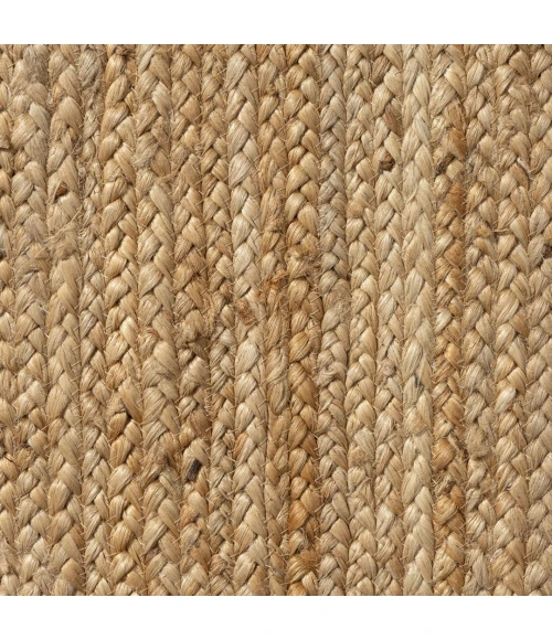 Rugs Town Scallop Jute Tan Anderson 2ft. x 3ft. Rect. Rug