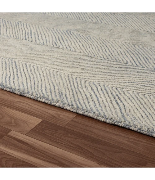 LR Home Scapes Blue Naomi 7ft.9in. x 9ft.9in. Rect. Rug