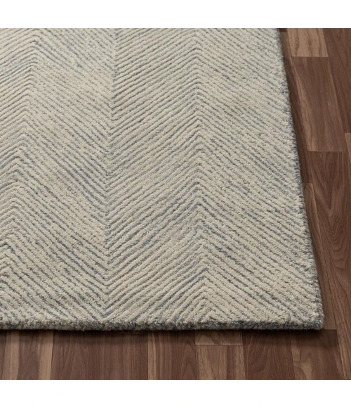 LR Home Scapes Blue Naomi 7ft.9in. x 9ft.9in. Rect. Rug