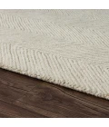 LR Home Scapes Ivory Naomi 7ft.9in. x 9ft.9in. Rect. Rug