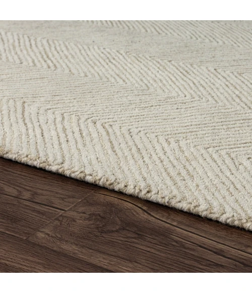LR Home Scapes Ivory Naomi 7ft.9in. x 9ft.9in. Rect. Rug