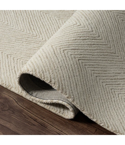 LR Home Scapes Ivory Naomi 7ft.9in. x 9ft.9in. Rect. Rug