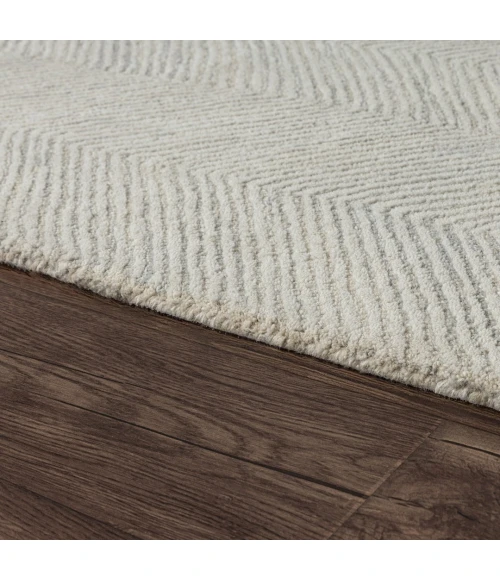 LR Home Scapes Gray Naomi 7ft.9in. x 9ft.9in. Rect. Rug