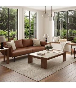 LR Home Scapes Multicolored Naomi 7ft.9in. x 9ft.9in. Rect. Rug