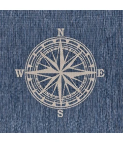 Samantha SEA-AT Navy Area Rug 7 ft. 6 in. X 9 ft. 5 in. Rectangle