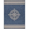Samantha SEA-AT Navy Area Rug 7 ft. 6 in. X 9 ft. 5 in. Rectangle
