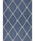 LR Home SEASIDE 81875 Azure/ White 7'6" X 9'5 Rect. Rug