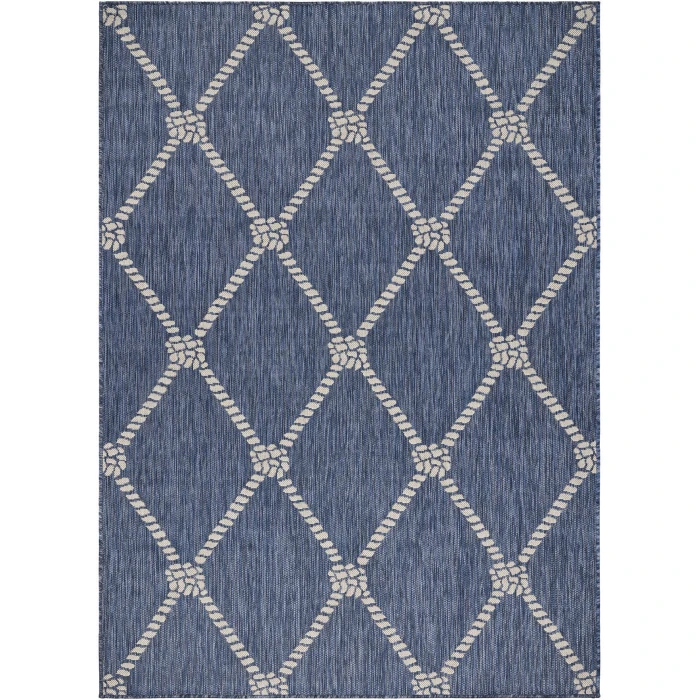 Rugs Town Blue SEADE 6ft. x 9ft. Rectangle Rug