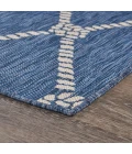 LR Home Seaside Blue SEADE 6ft. x 9ft. Rectangle Rug
