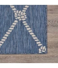 LR Home SEASIDE 81875 Azure/ White 7'6" X 9'5 Rect. Rug