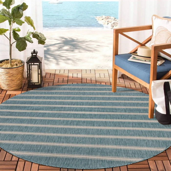 Rugs Town Blue Tony 7ft.6in. Round Rug