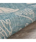 LR Home Seaside Blue SEADE 3ft. x 5ft. Rectangle Rug