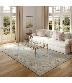 Rugs Town 82630 Blue / Ivory 9ft. x 12ft. Rect. Rug