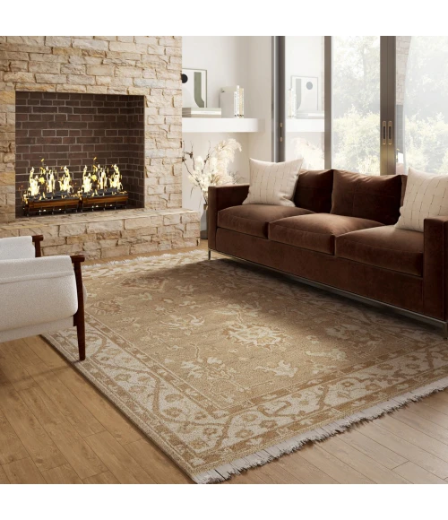 Rugs Town Senneh Brown Dalhart 10ft. x 14ft. Rect. Rug