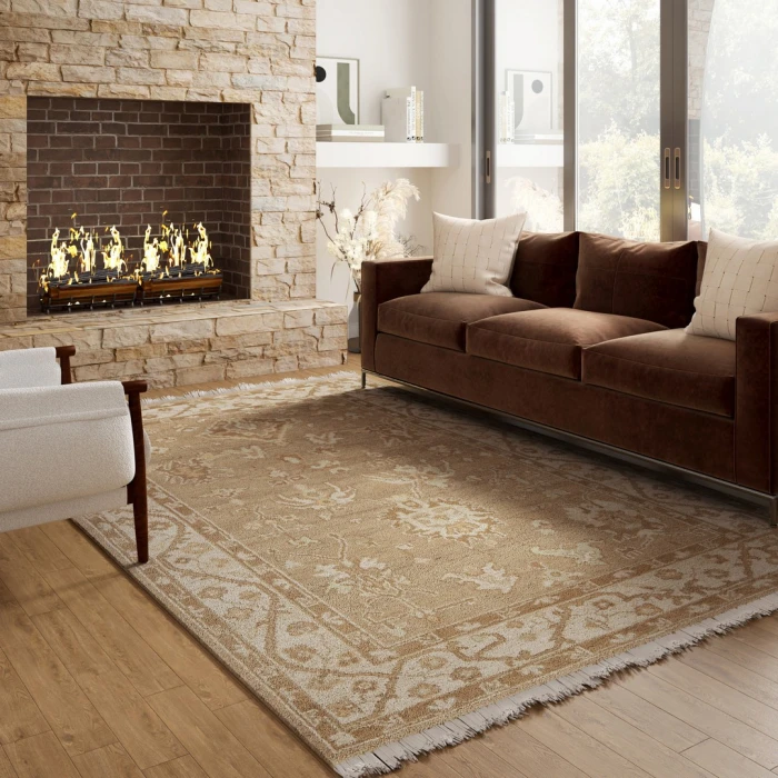 LR Home Senneh Brown Dalhart 6ft. x 9ft. Rect. Rug