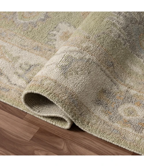 Rugs Town Senneh Green Delano 2ft. x 3ft. Rect. Rug