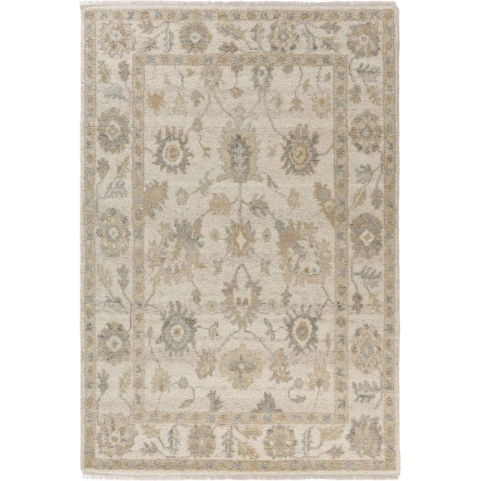 Rugs Town Ivory Delano 6ft. x 9ft. Rect. Rug