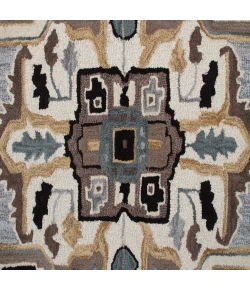 Shena SHA-AA Black Area Rug 5 ft. Star Star