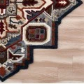 LR Home SHAPES 50923 Gold/ Blue 7' X 7' Octagon Rug