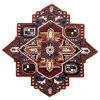 Shena SHA-AA Rust Area Rug 5 ft. Star Star
