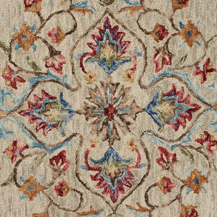 Rugs Town 54102 Beige 6' Round Rug