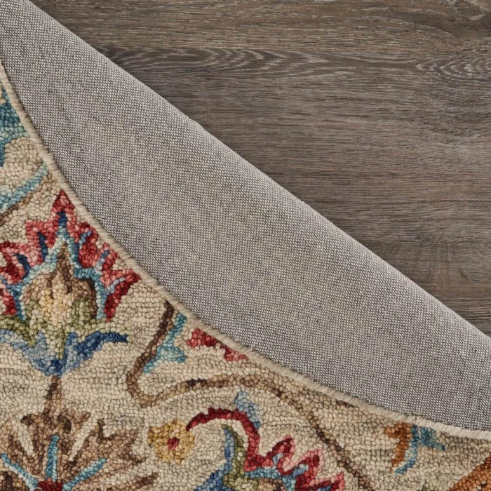 Rugs Town 54102 Beige 6' Round Rug