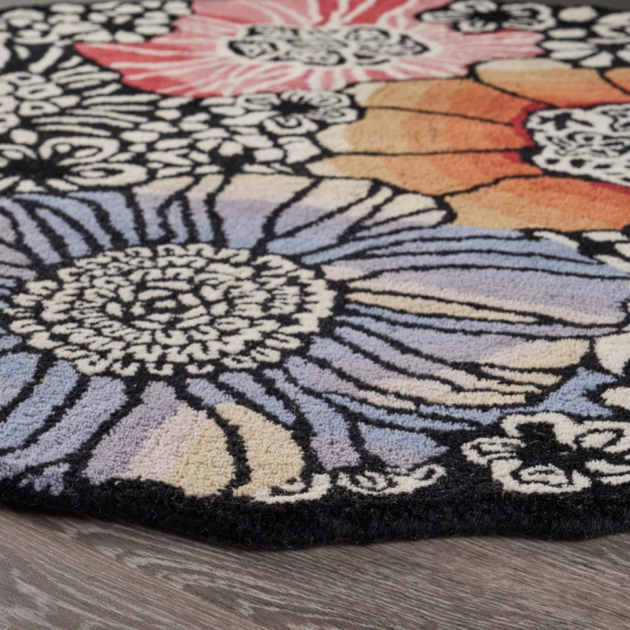 Rugs Town 54106 Multi 4' X 4' Round Rug