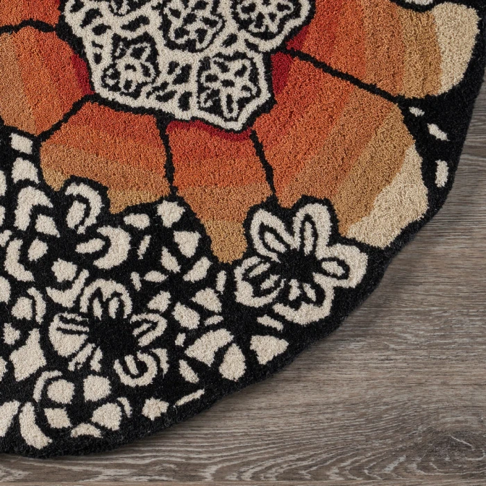Rugs Town 54106 Multi 4' X 4' Round Rug