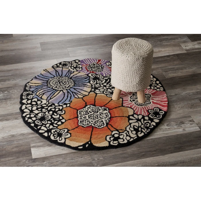 Rugs Town 54106 Multi 4' X 4' Round Rug