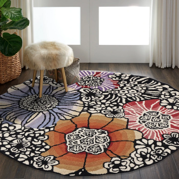 Rugs Town 54106 Multi 4' X 4' Round Rug