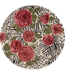 Sindy SIN-AE Multi Area Rug 4 ft. Round