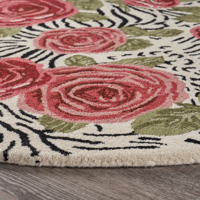 Rugs Town 54107 Multi 4' X 4' Round Rug