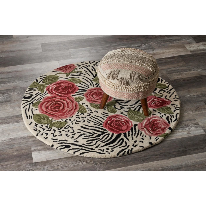 Rugs Town 54107 Multi 4' X 4' Round Rug