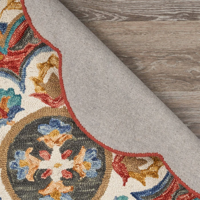 Rugs Town 54108 Red 4' X 4' Round Rug