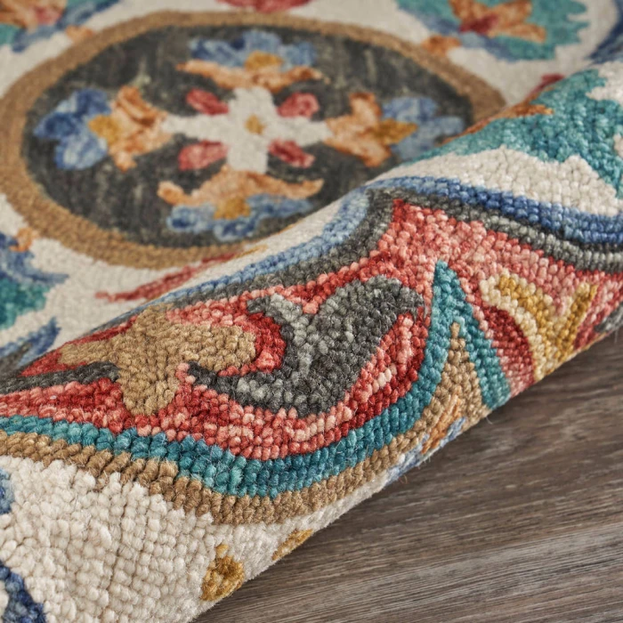 Rugs Town 54108 Red 4' X 4' Round Rug